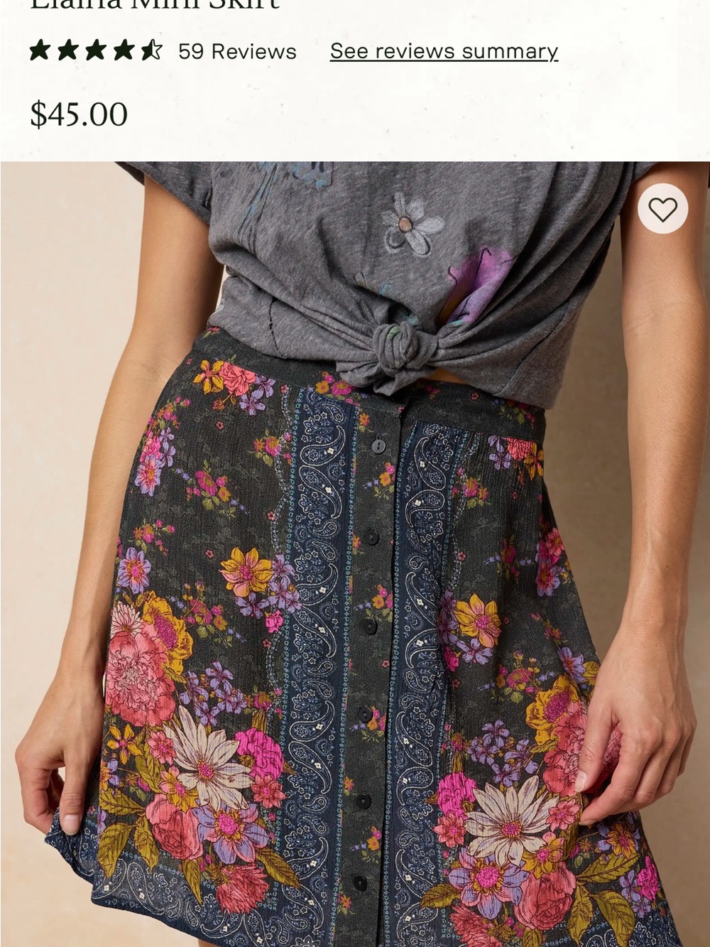 Natural Life - Elaina Mini Skirt